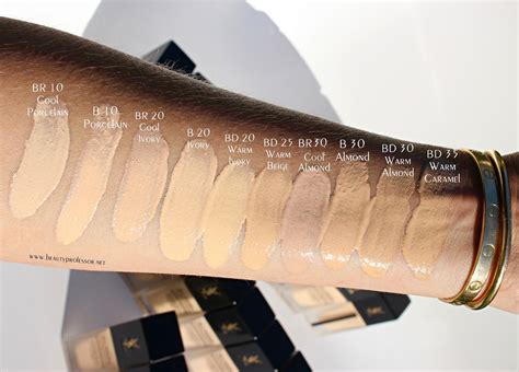 ysl 24 hour foundation uk|YSL foundation color chart.